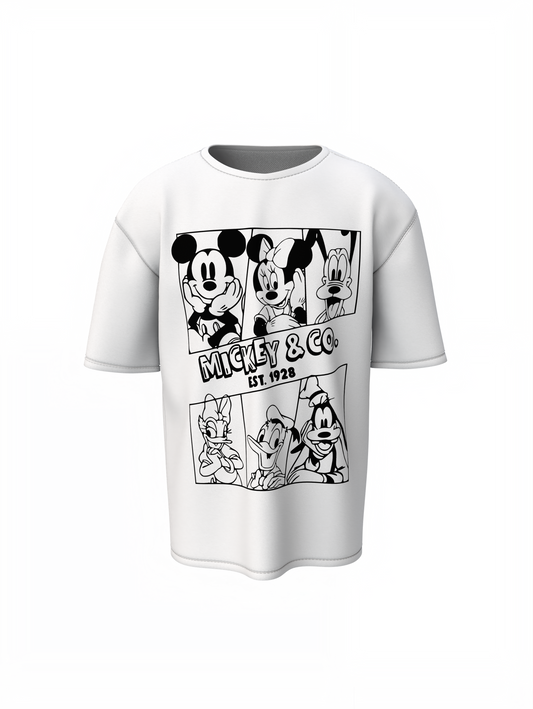 Mickey And Friends Oversized T-Shirts