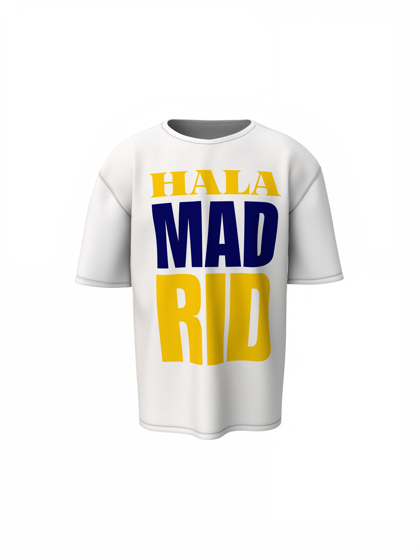 Los Blancos Oversized T-Shirt Real Madrid Streetwear Fan Wear