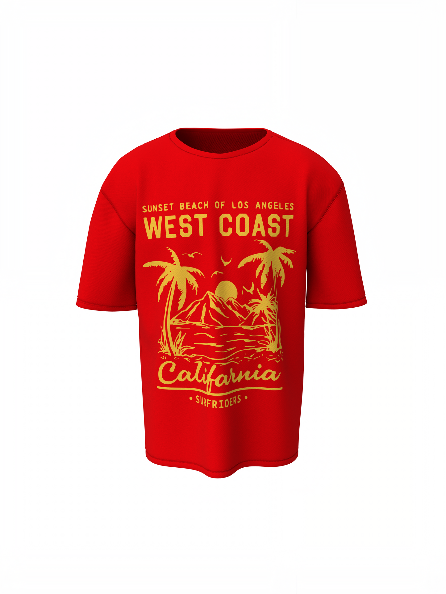 West Cost Oversized T-Shirt for Relaxed Daily Comfort Wear