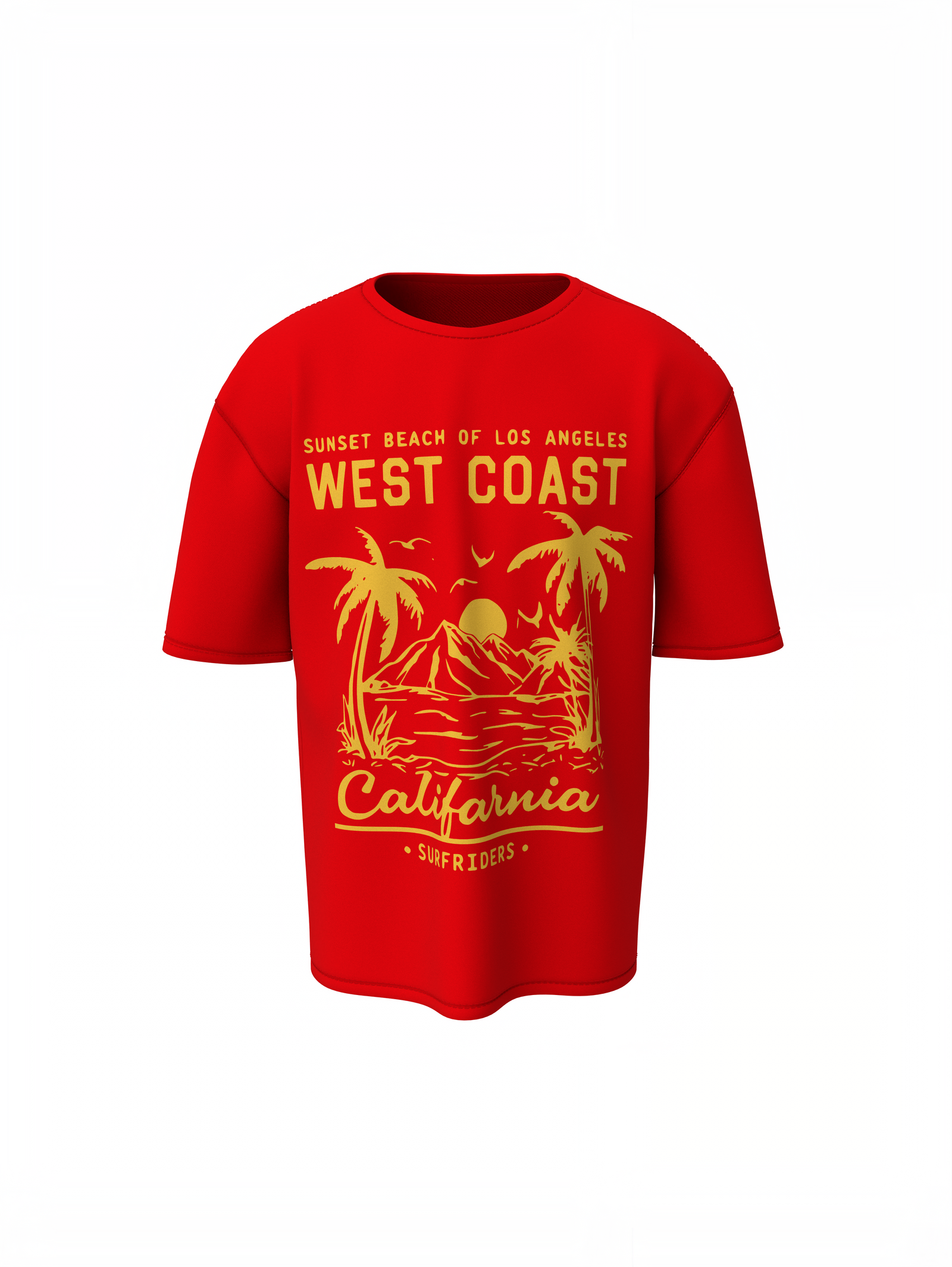 West Cost Oversized T-Shirt for Relaxed Daily Comfort Wear