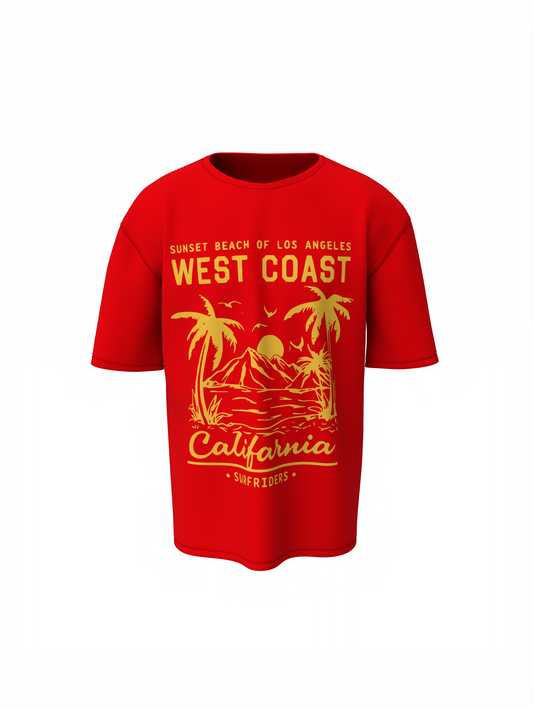 West Cost Oversized T-Shirt for Relaxed Daily Comfort Wear