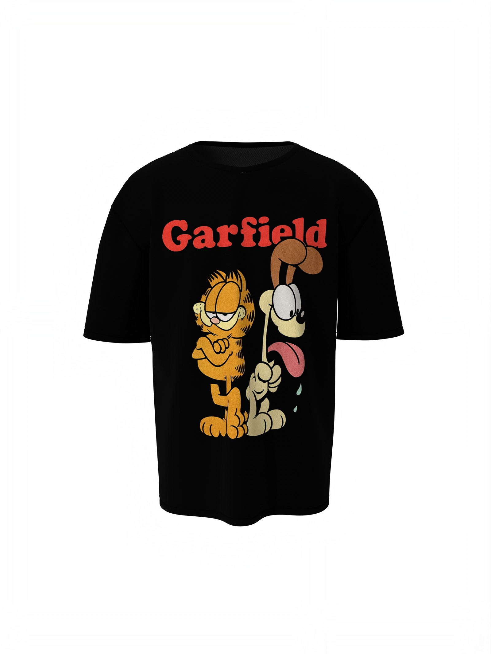 Garfield Cartoon Oversized T-Shirts – Stylish Graphic Tee