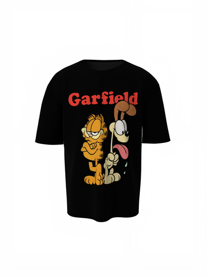 Garfield Cartoon Oversized T-Shirts – Stylish Graphic Tee