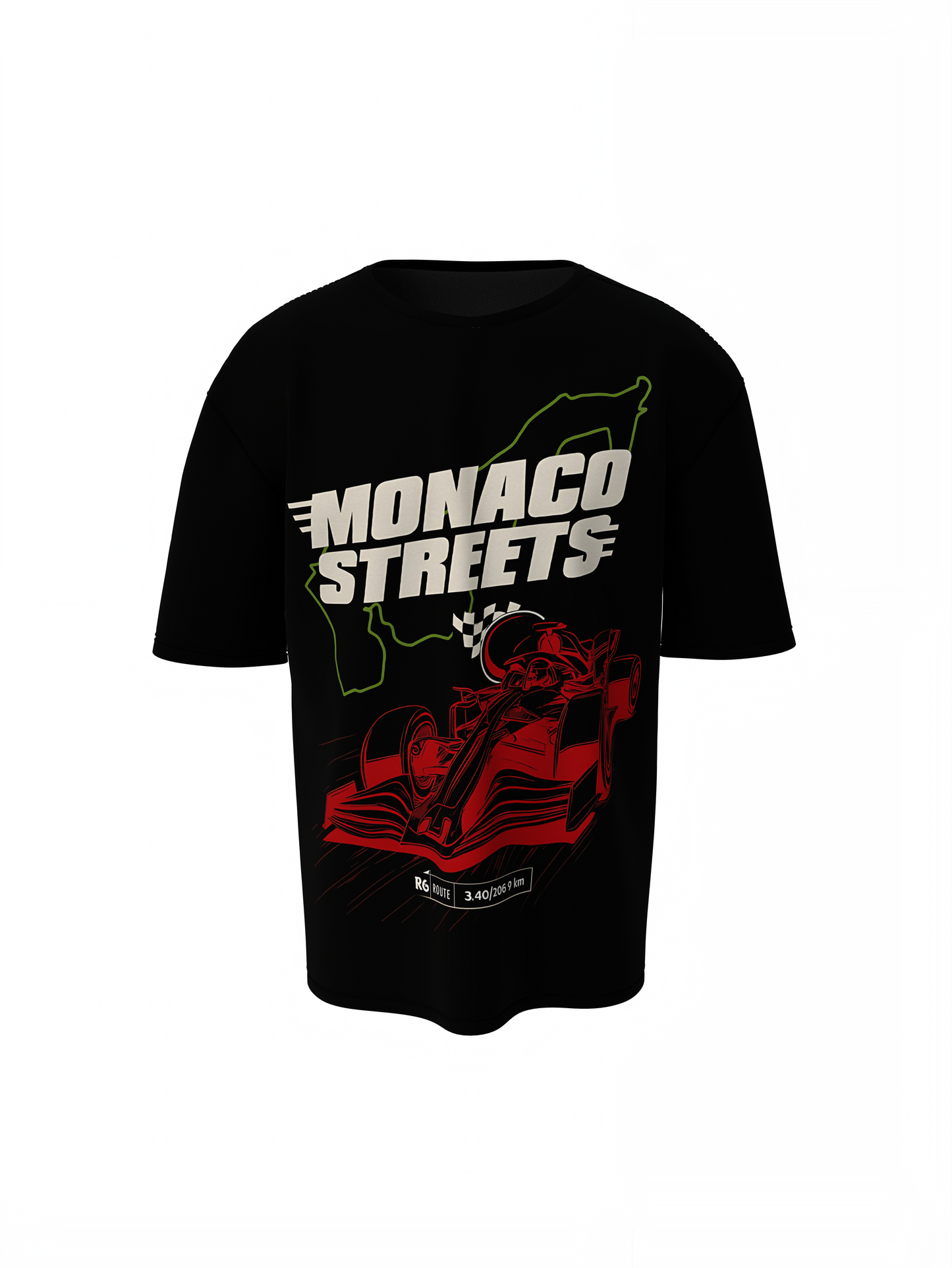 Monaco Street Oversized T-Shirts – Trendy Streetwear Style