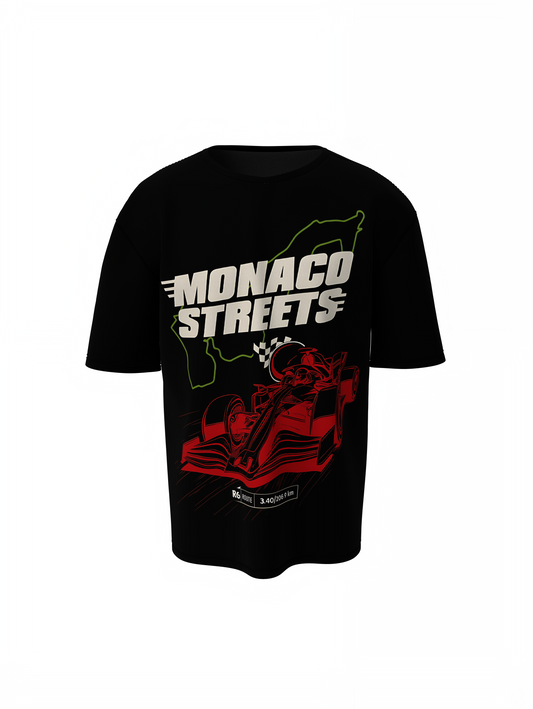 Monaco Street Oversized T-Shirts – Trendy Streetwear Style