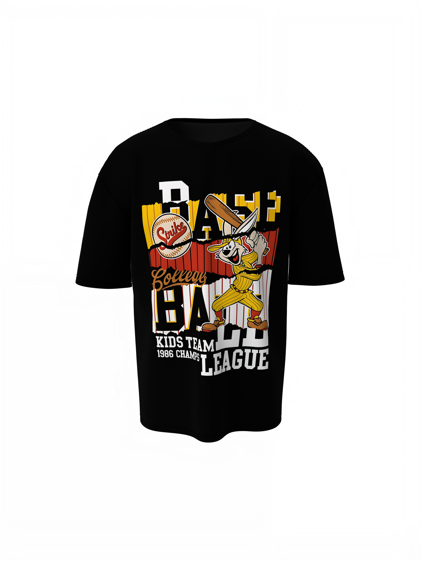 Baseball Kids Team Oversized T-Shirt