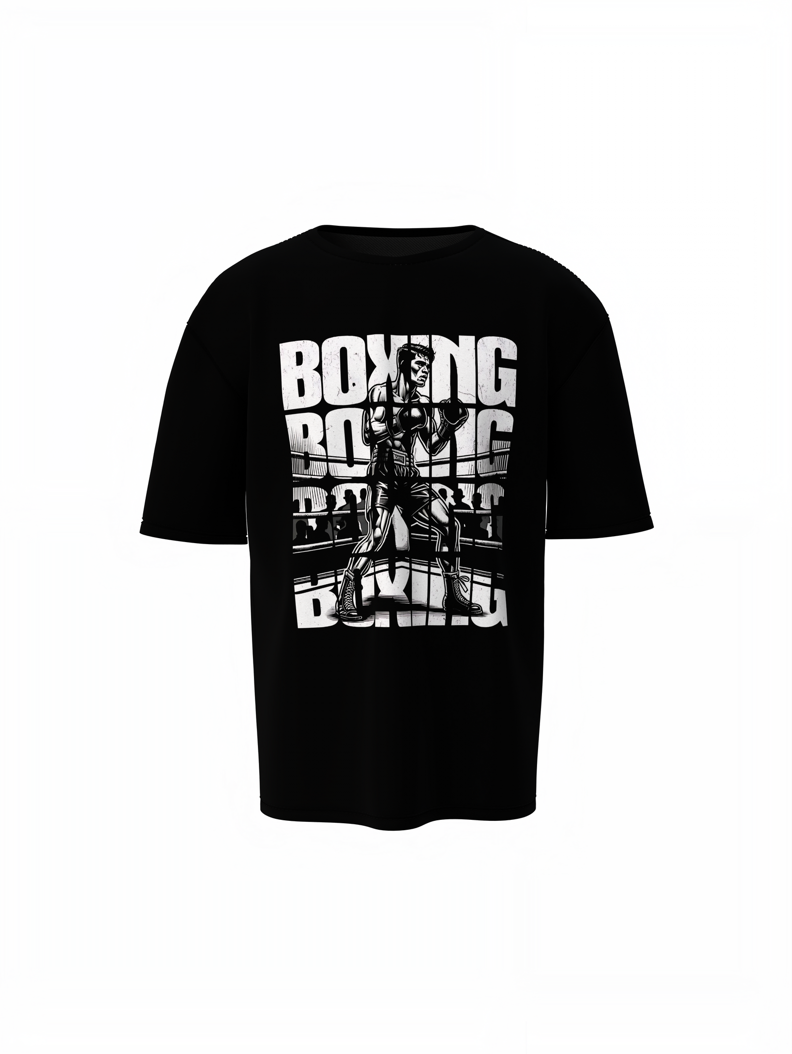 UFC Boxing Oversized T-Shirt for Fight Night Streetwear Style