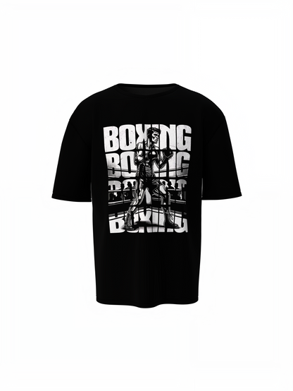 UFC Boxing Oversized T-Shirt for Fight Night Streetwear Style