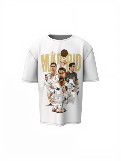 Glory of Bernabeu Oversized Word Art T-Shirt Champions Tribute