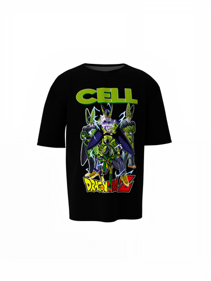 Cell Oversized T-Shirt Bold Graphic Streetwear Style Tee