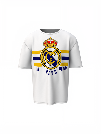 Madrid Home Pride Oversized T-Shirt – Football Fan Apparel