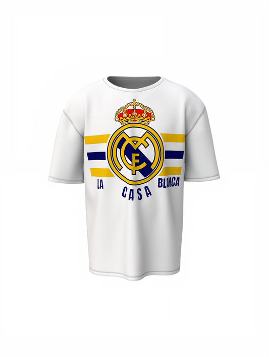 Madrid Home Pride Oversized T-Shirt – Football Fan Apparel