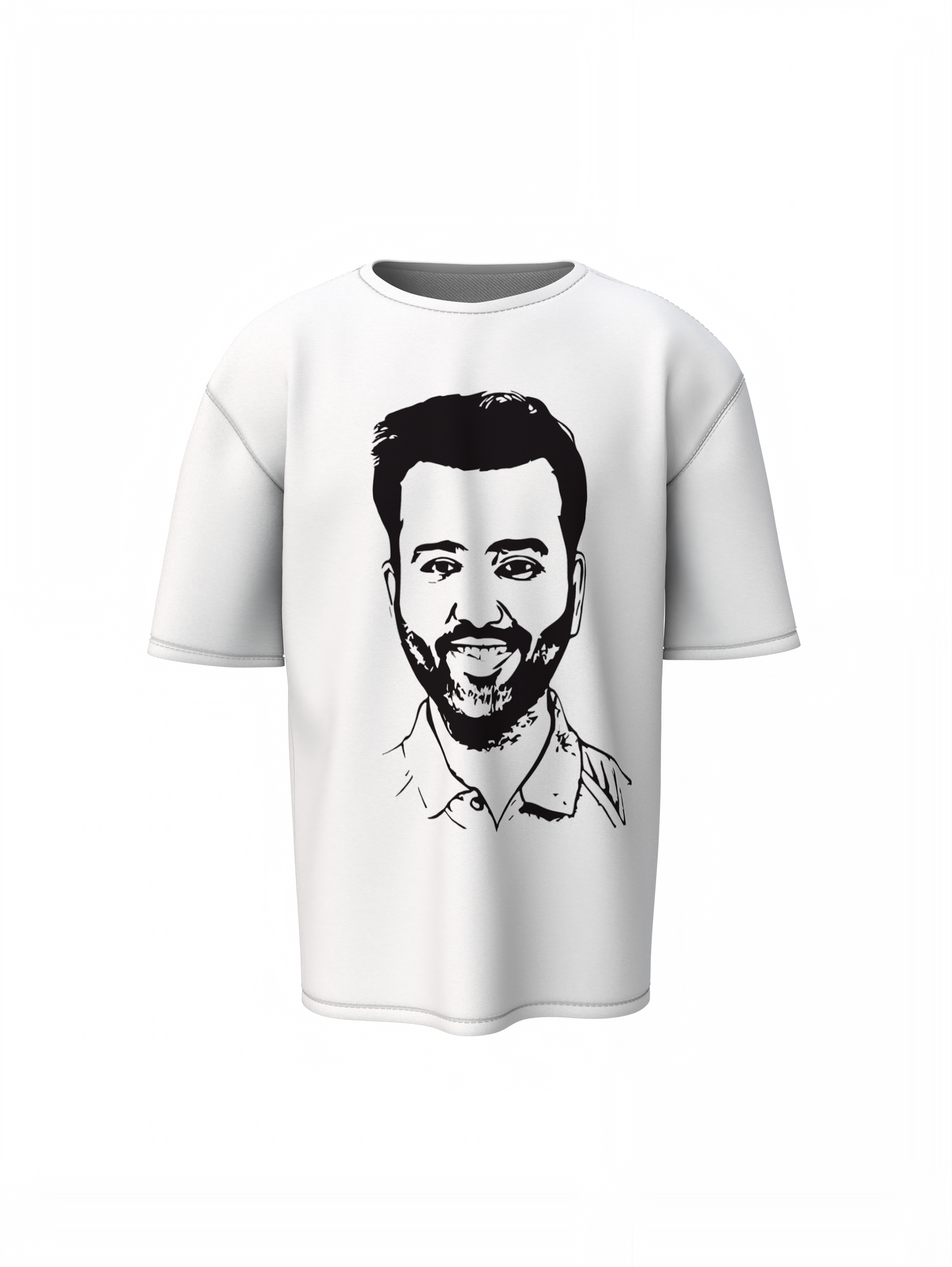 Hitman Face Oversized T-Shirts