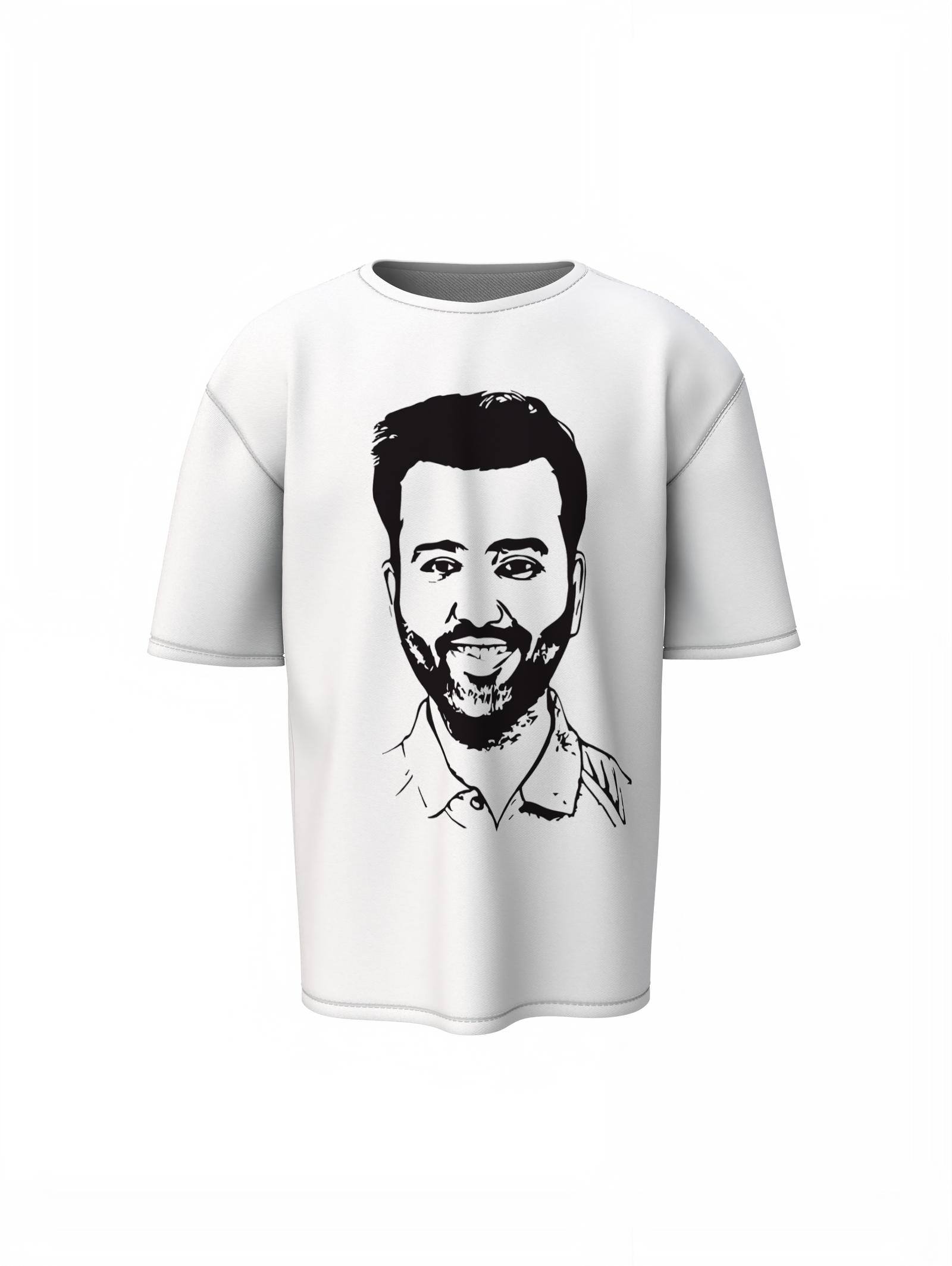 Hitman Face Oversized T-Shirts