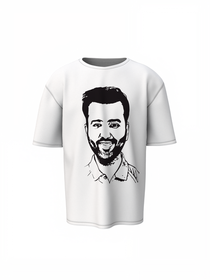 Hitman Face Oversized T-Shirts