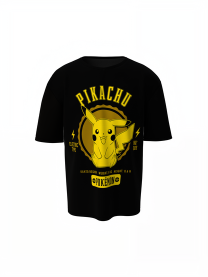 Electric Type Oversized T-Shirts Bold & Trendy Graphic Tee