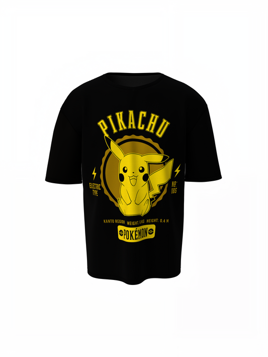 Electric Type Oversized T-Shirts Bold & Trendy Graphic Tee