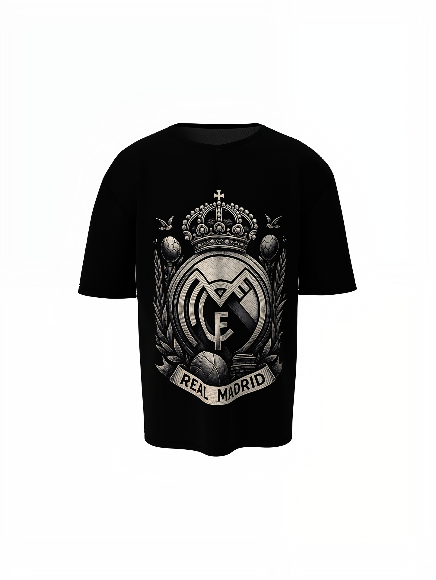Madrid Icons Graphic Oversized T-Shirt – Football Fan Gear