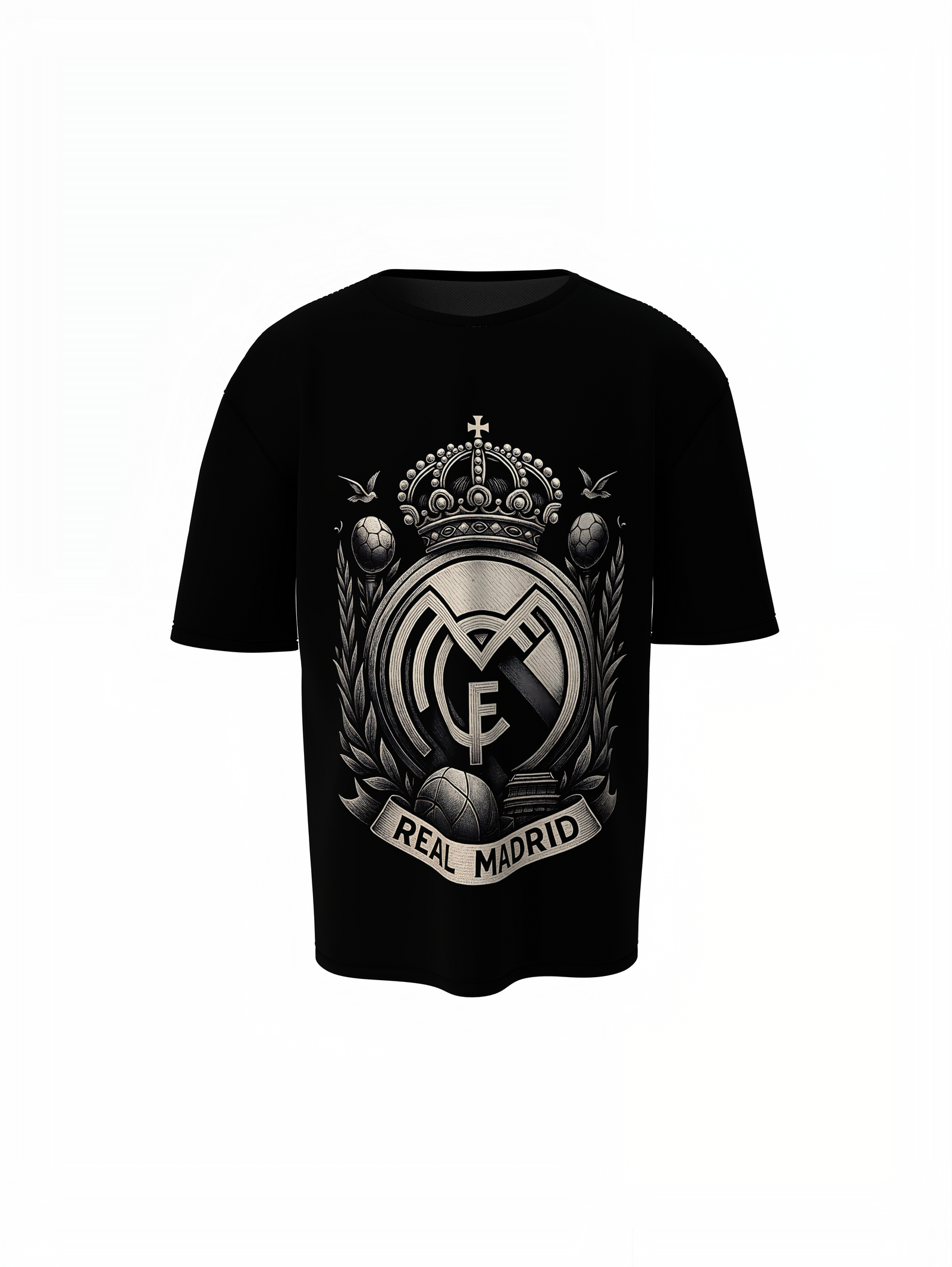 Madrid Icons Graphic Oversized T-Shirt – Football Fan Gear