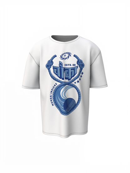 MI Chauka Word Oversized T-Shirts