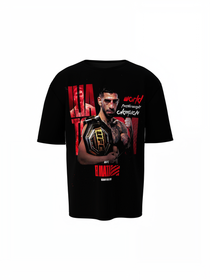 UFC Winner Oversized T-Shirt for Bold Fight Fan Fashion Tees