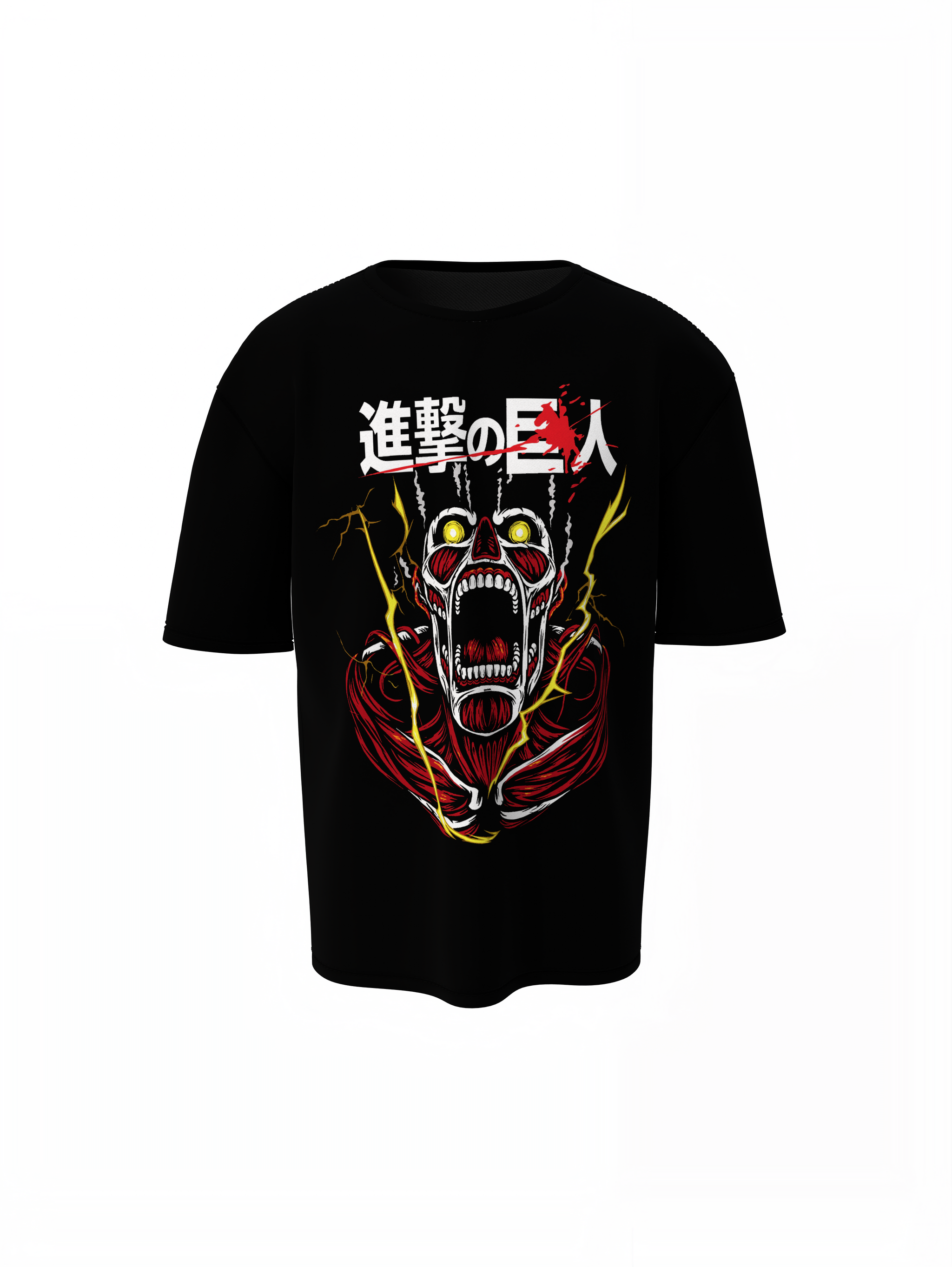 Skeletal Face Oversized T-Shirts