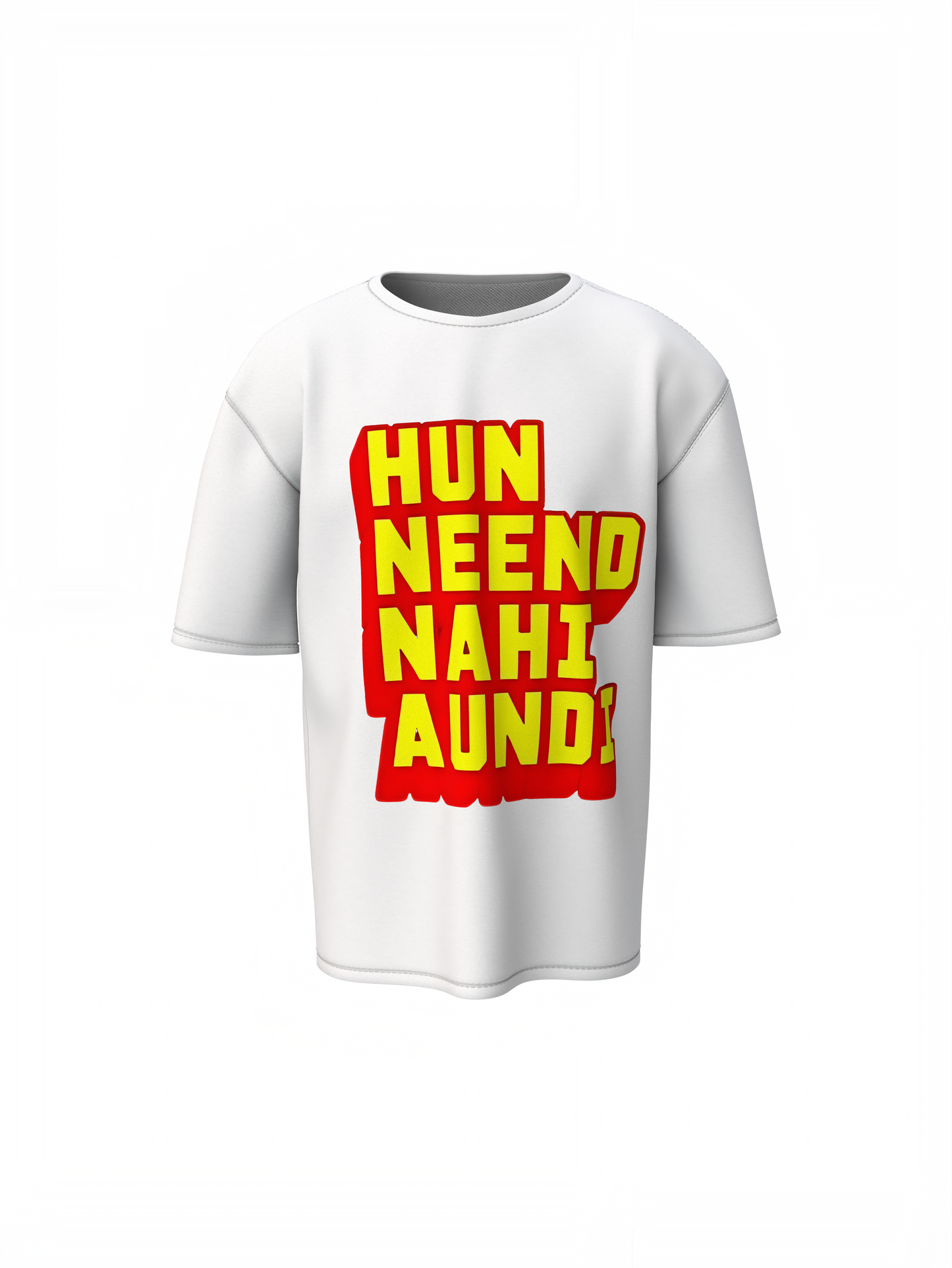 Aujla Song Lines Oversized T-Shirt Punjabi Streetwear