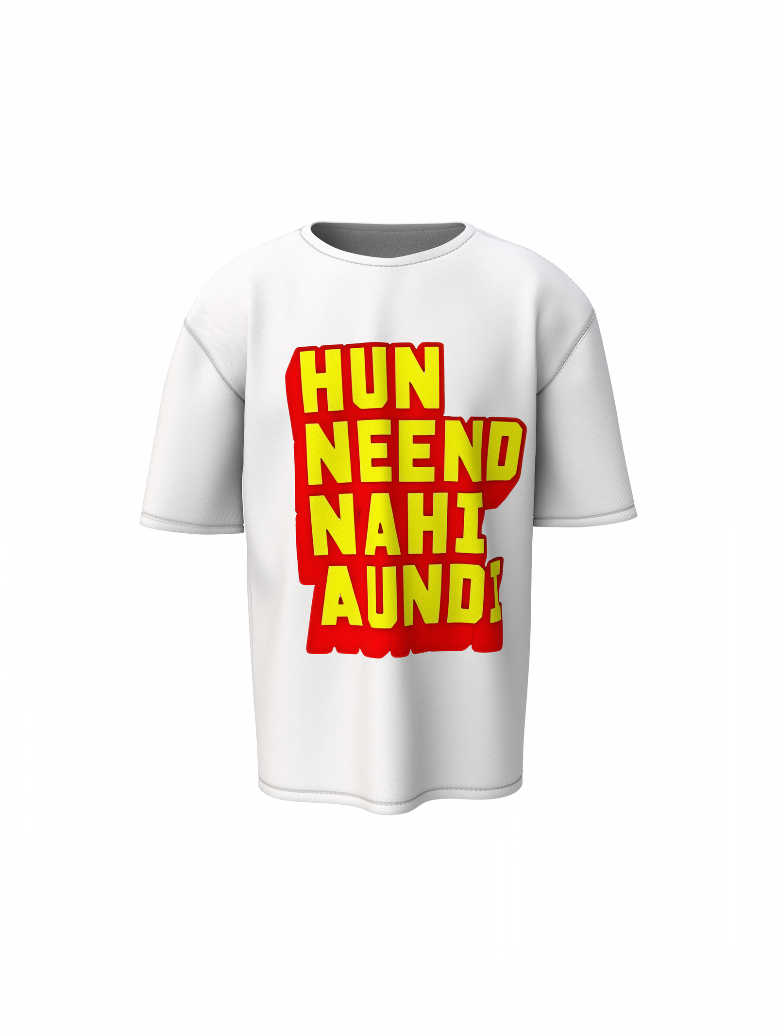 Aujla Song Lines Oversized T-Shirt Punjabi Streetwear