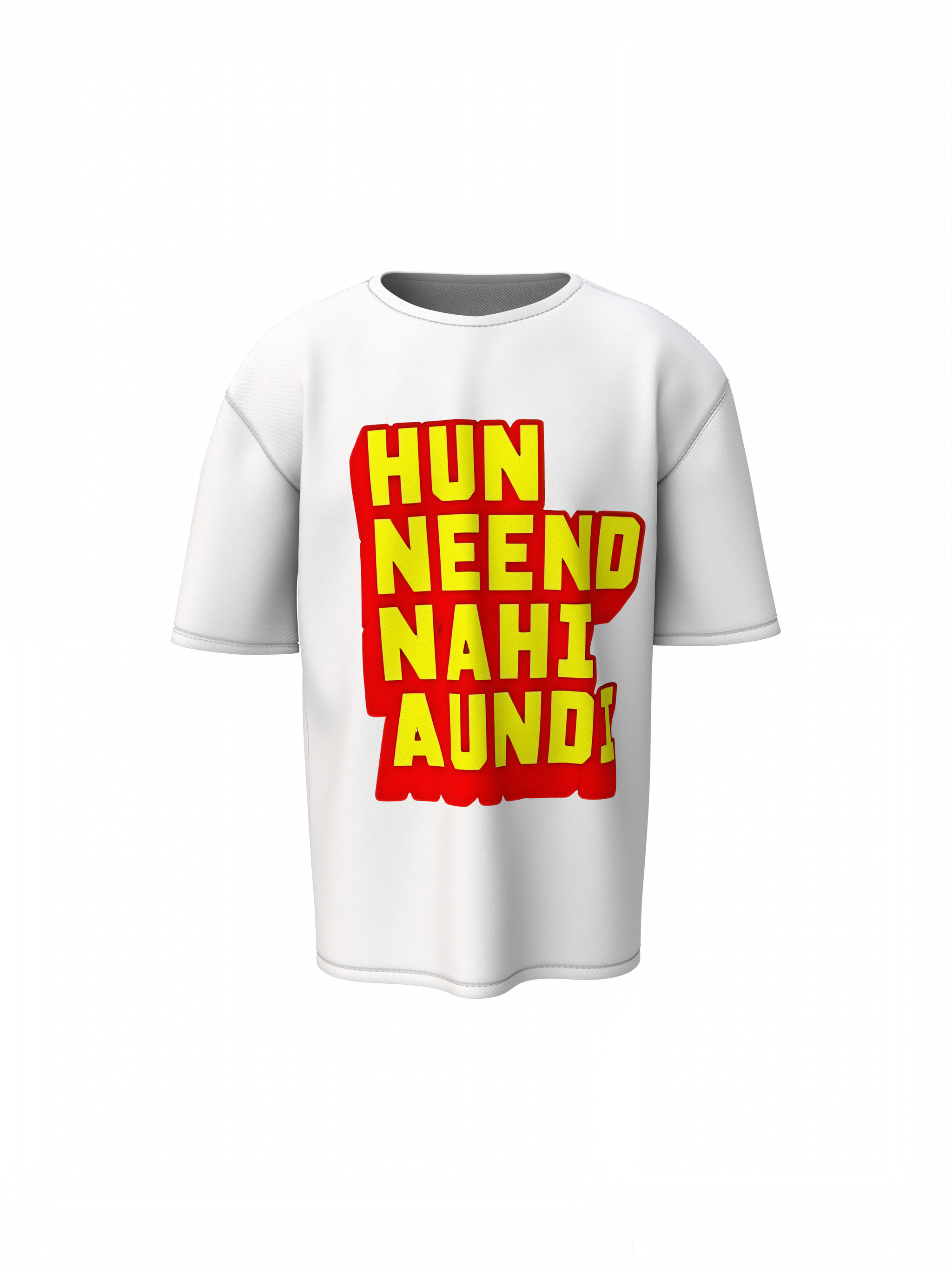 Aujla Song Lines Oversized T-Shirt