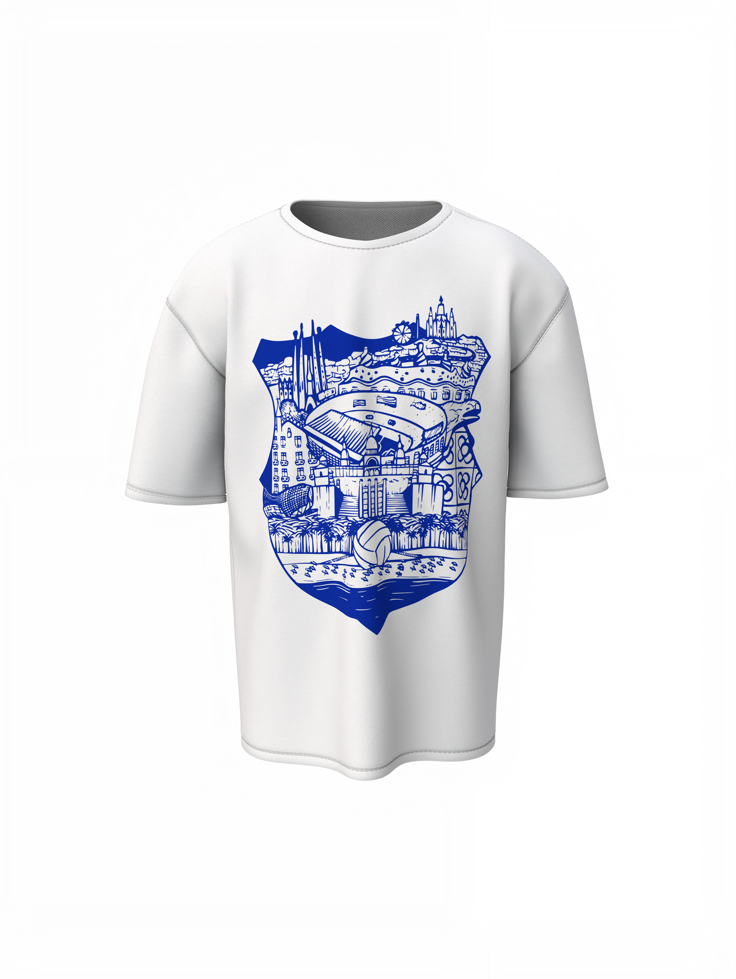 Messi Barcelona Oversized T-Shirts for Football Fans