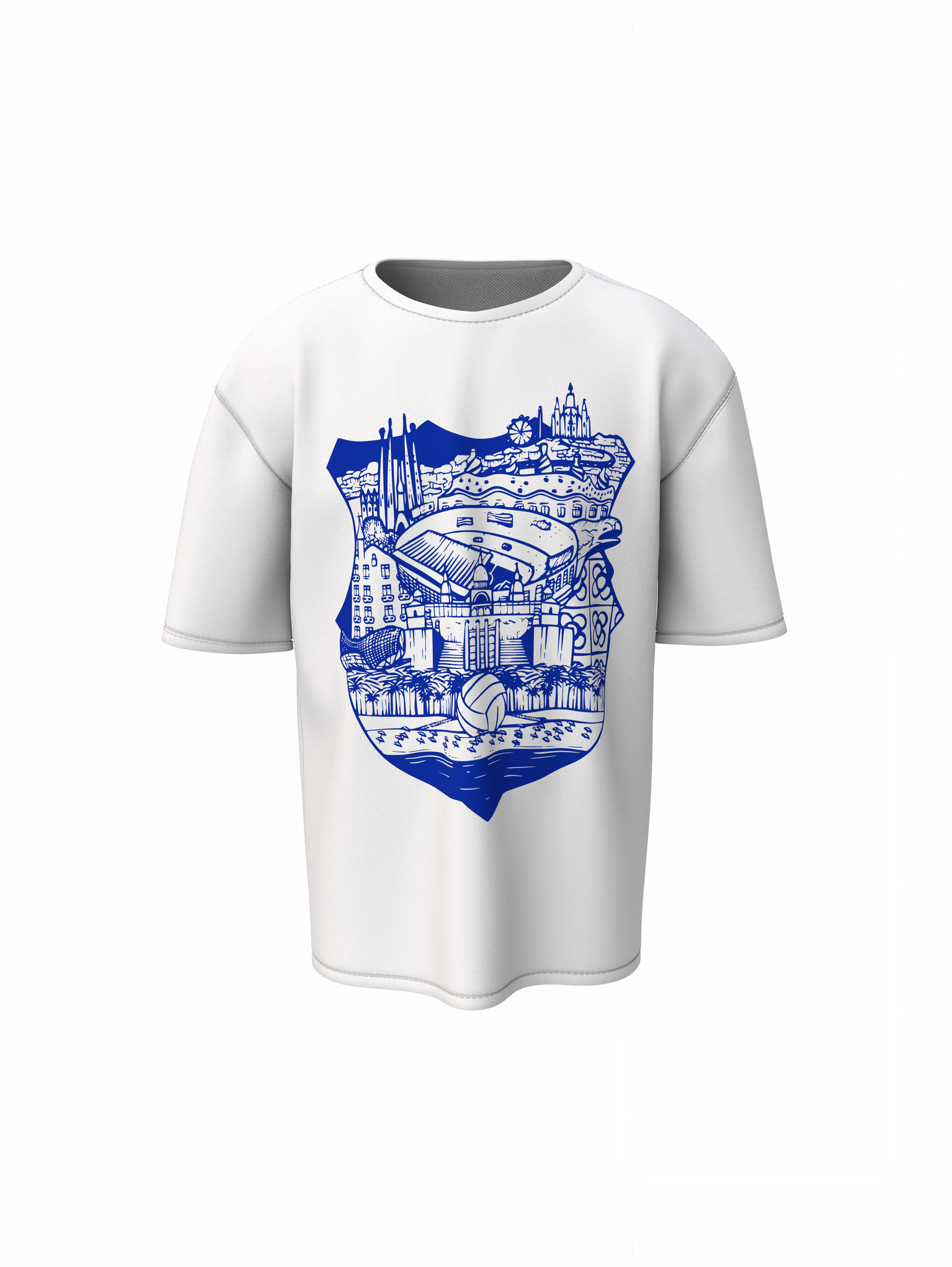 Messi Barcelona Oversized T-Shirts for Football Fans