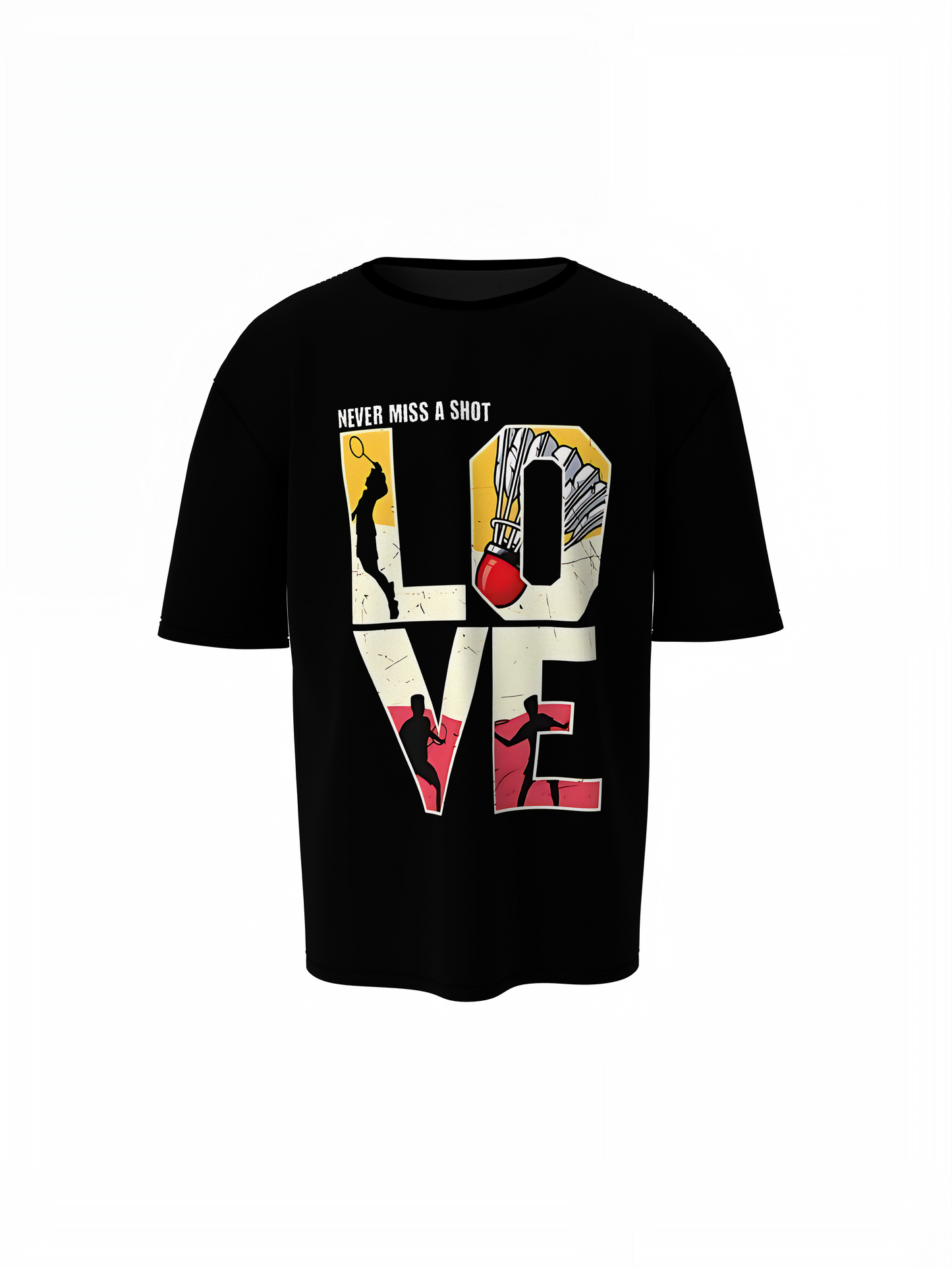 Love Badminton Oversized T-Shirt