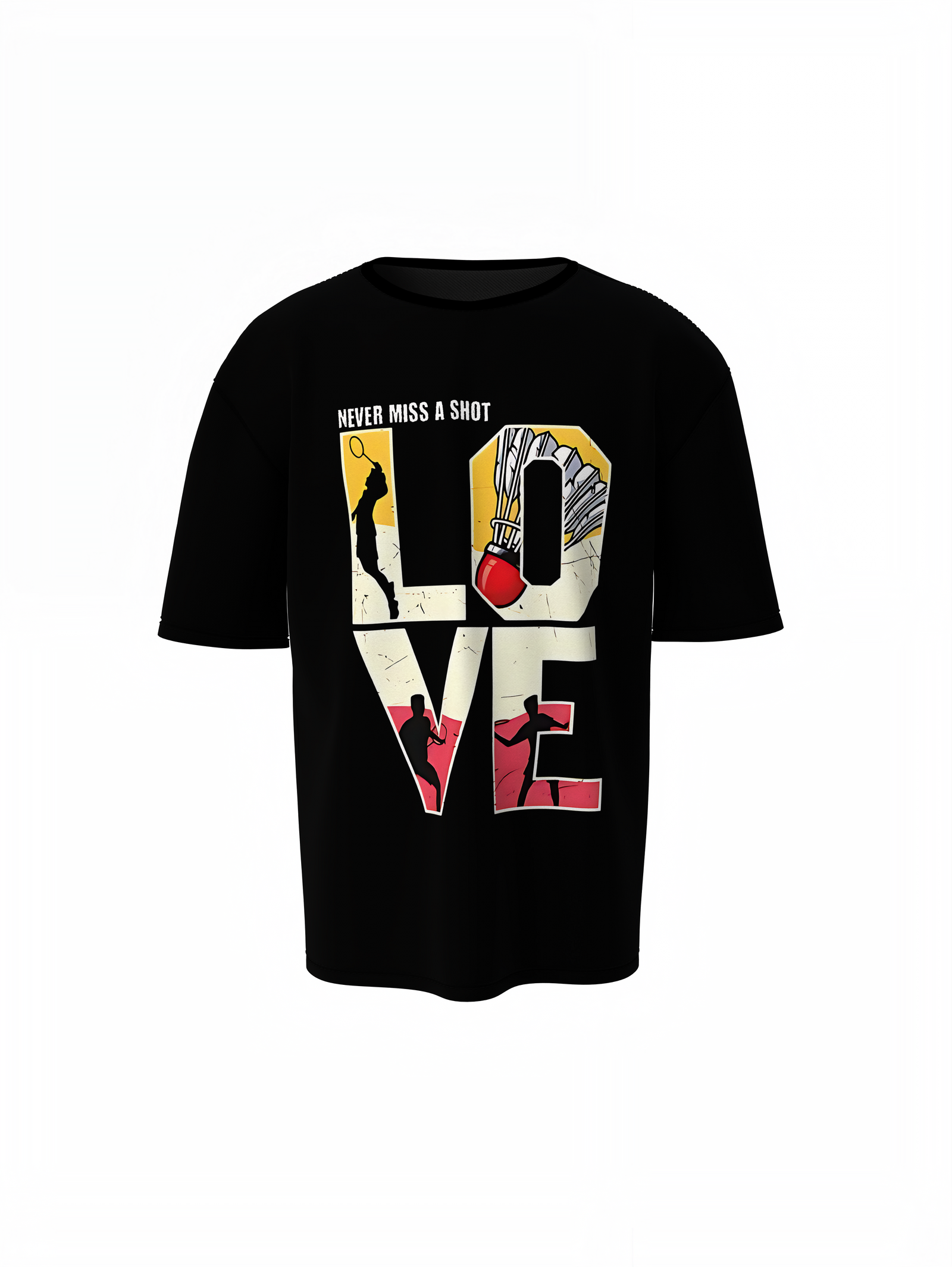 Love Badminton Oversized T-Shirt