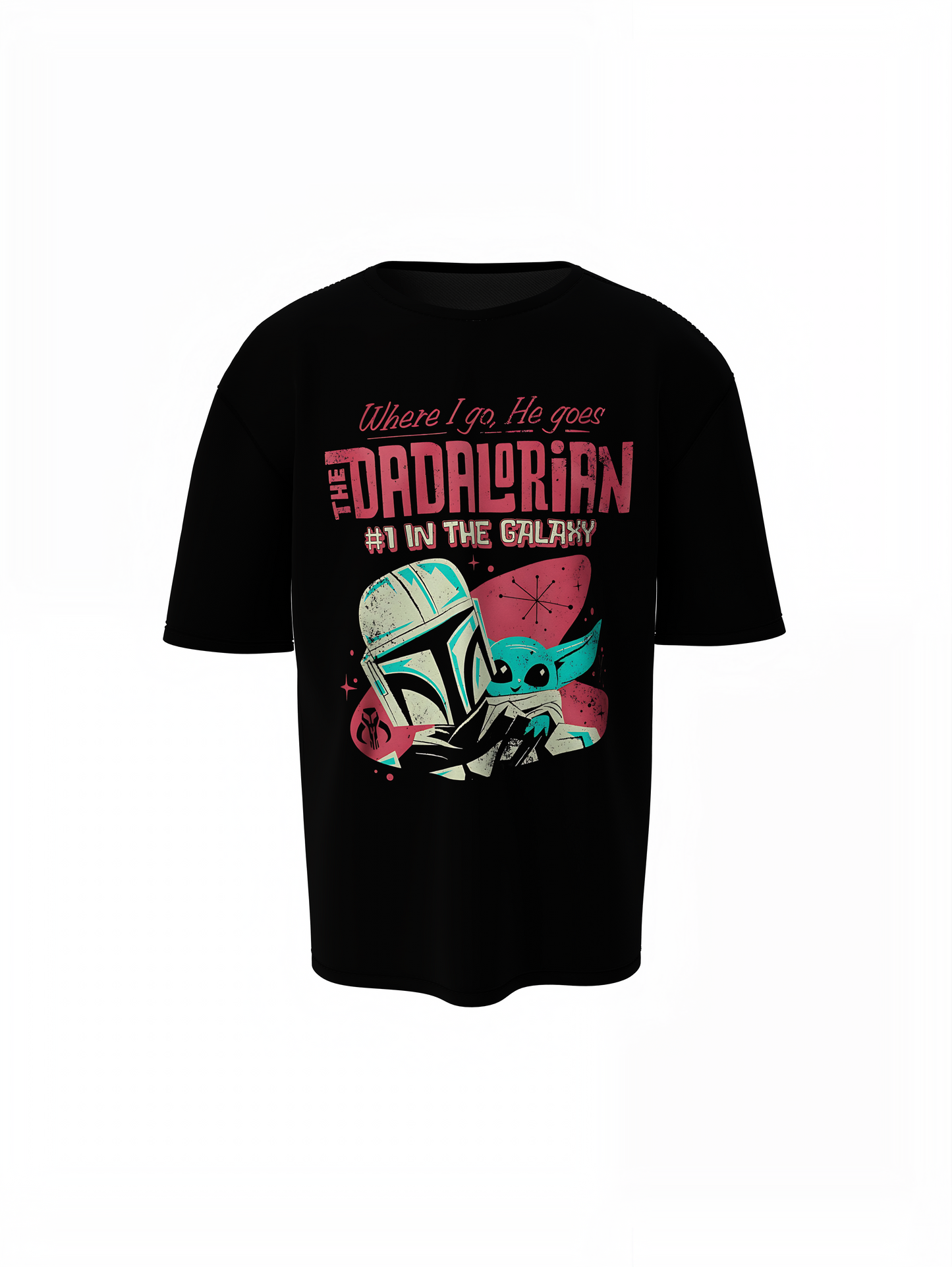 The Dadalorian Oversized T-Shirts Funny Star Wars Streetwear