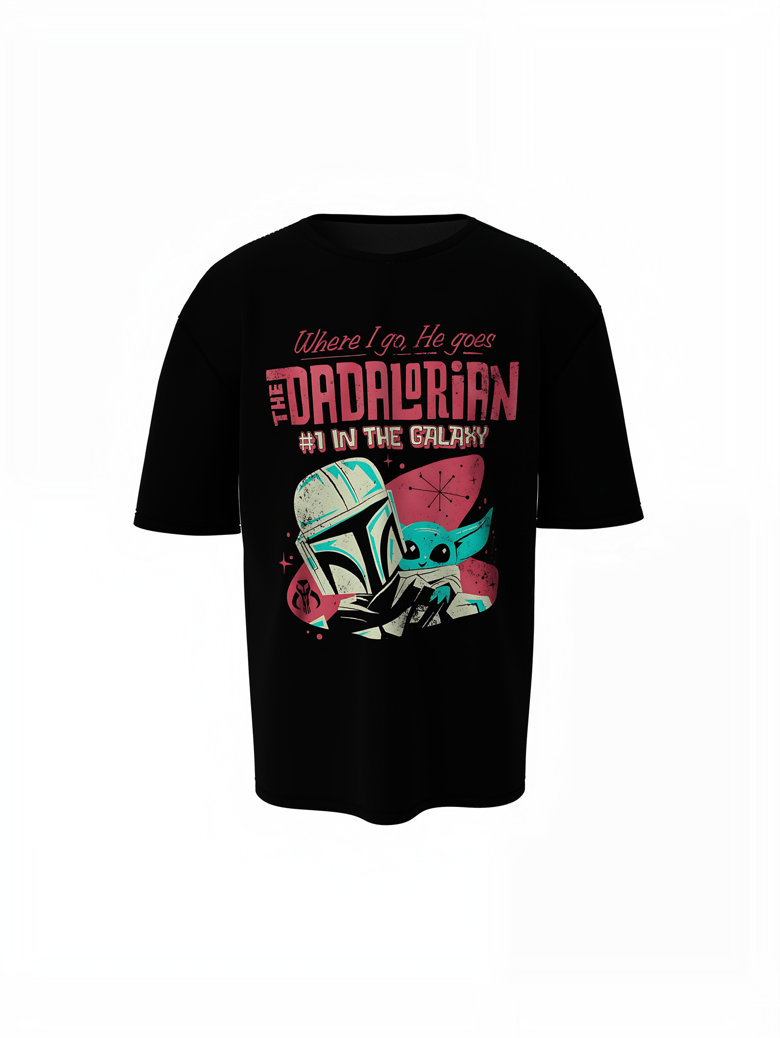The Dadalorian Oversized T-Shirts Funny Star Wars Streetwear