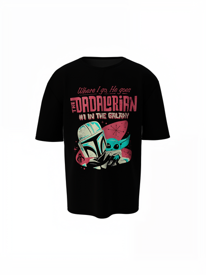 The Dadalorian Oversized T-Shirts Funny Star Wars Streetwear