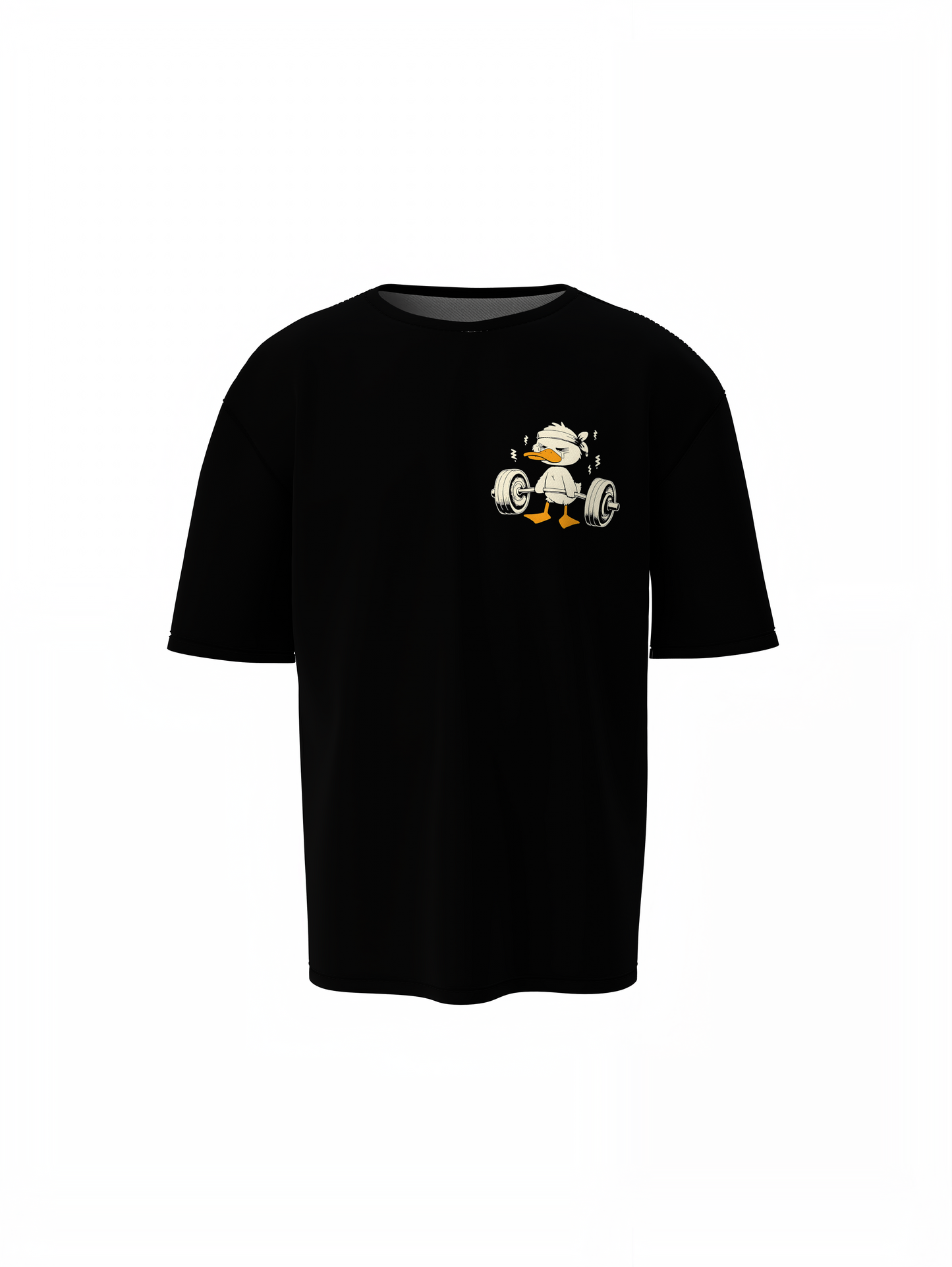 Duck Beast Mode Oversized T-Shirts Trendy Casual Style Tee