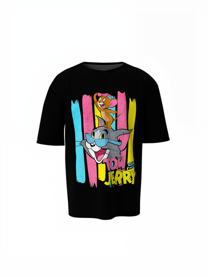 Summer Week Tom And Jerry Oversized T-Shirt Streetwear Style