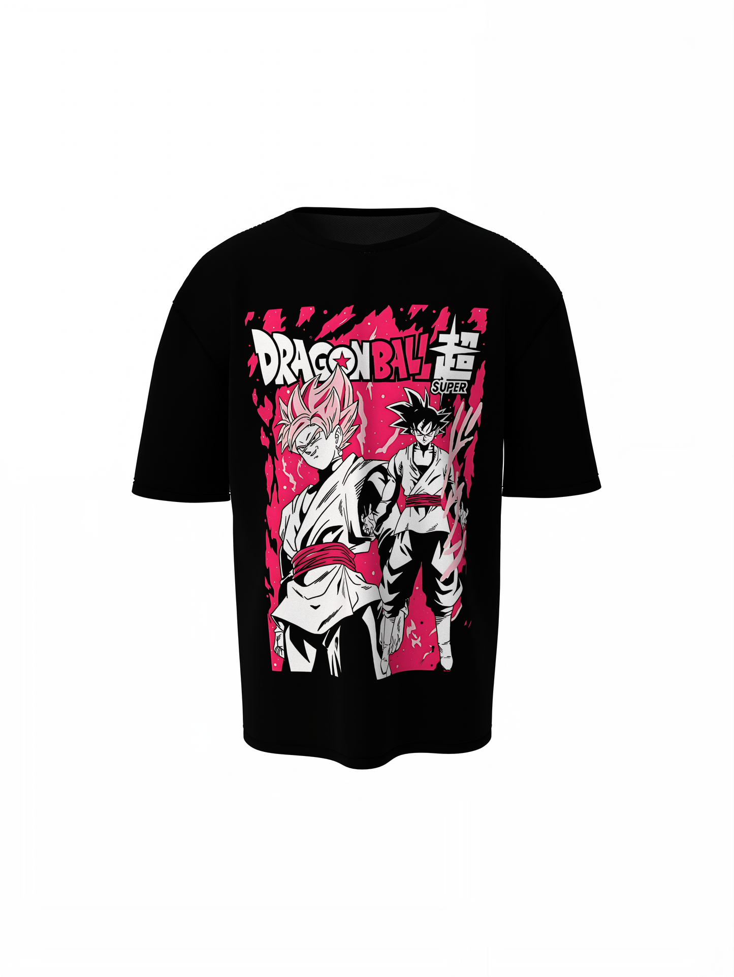 SS2 Oversized T-Shirt – Super Saiyan 2 Inspired Anime Tee