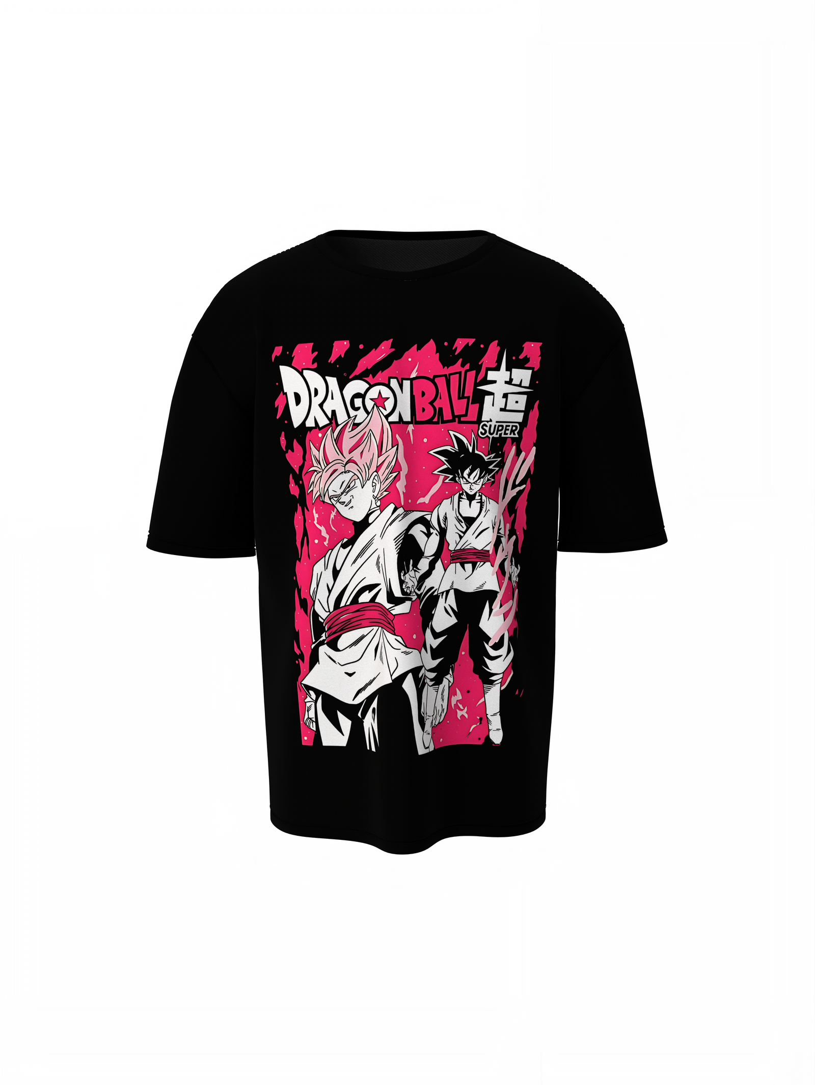 SS2 Oversized T-Shirt – Super Saiyan 2 Inspired Anime Tee