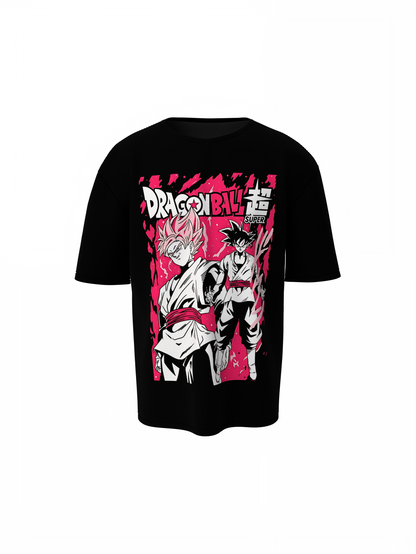 SS2 Oversized T-Shirt – Super Saiyan 2 Inspired Anime Tee