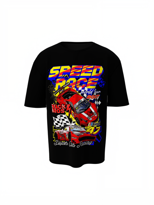 Mack Bros Oversized T-Shirt Bold Graphic Streetwear Tee