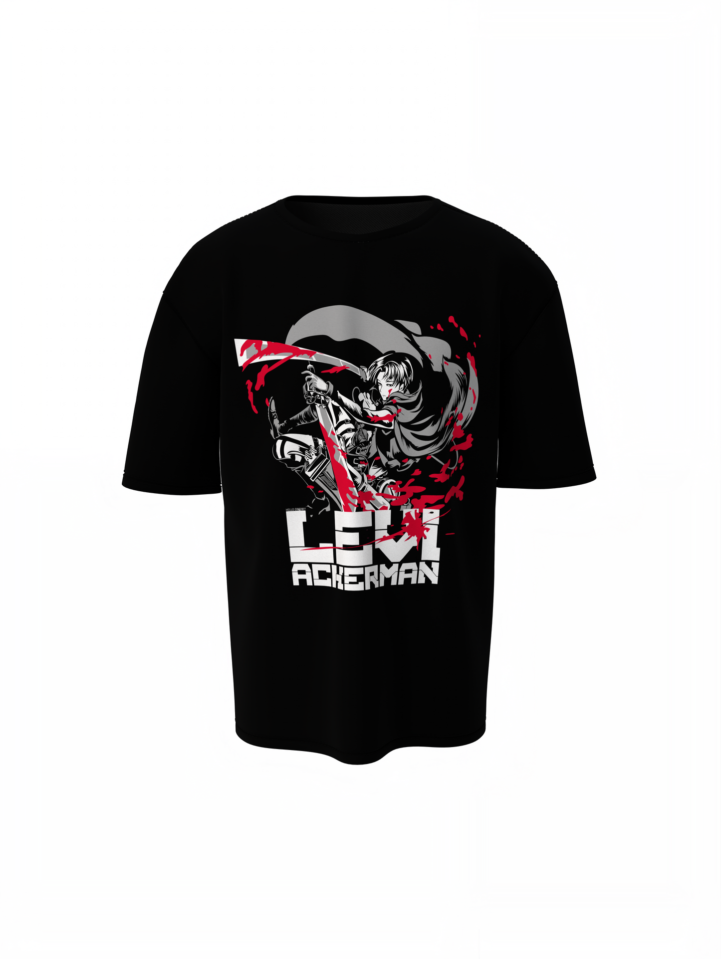 Levi Black Oversized T-Shirt for Comfortable Everyday Wear