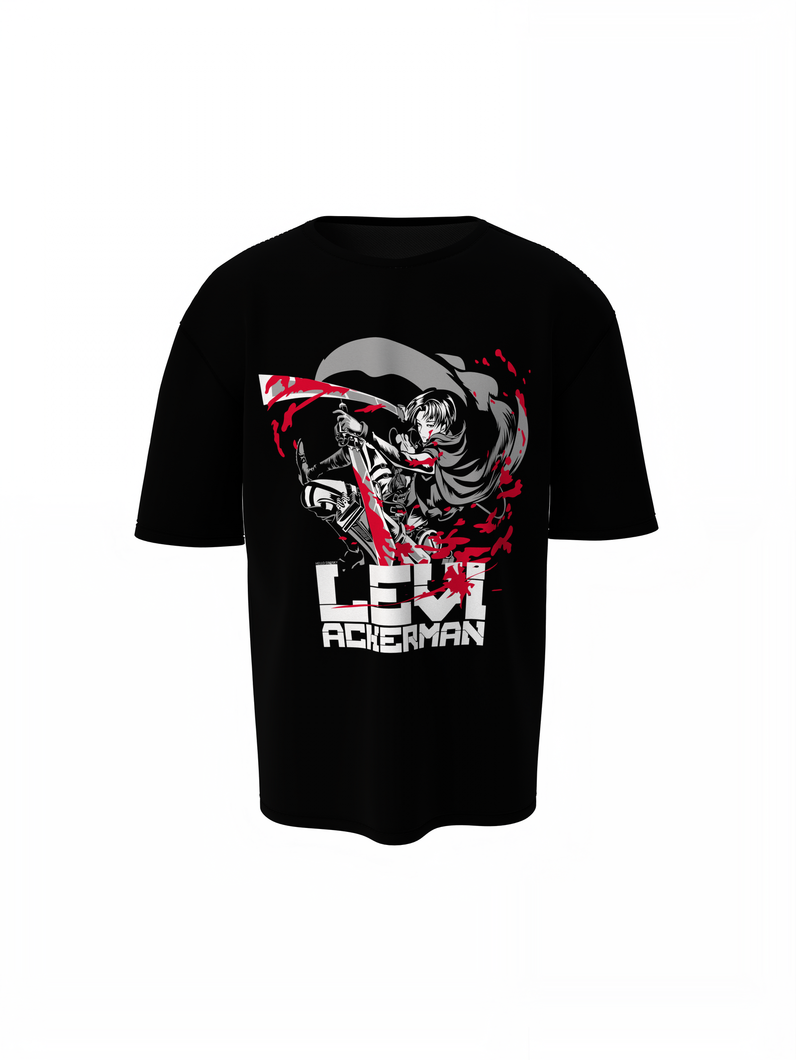 Levi Black Oversized T-Shirt for Comfortable Everyday Wear