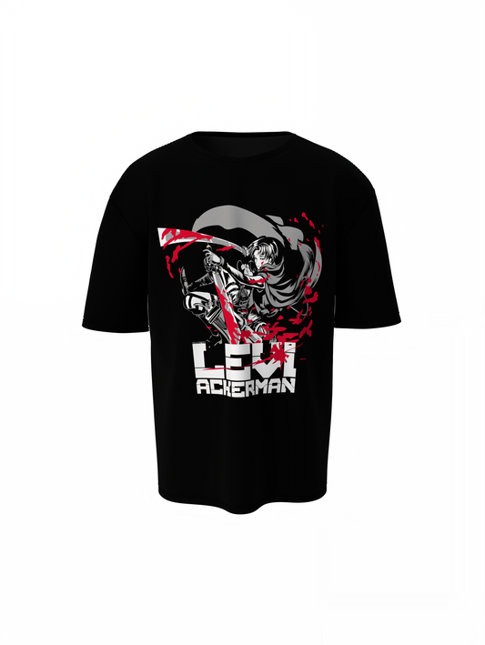 Levi Black Oversized T-Shirt for Comfortable Everyday Wear