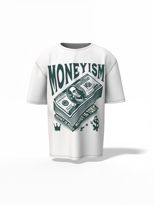 Moneyism Oversized T-Shirt – Bold & Unique Streetwear