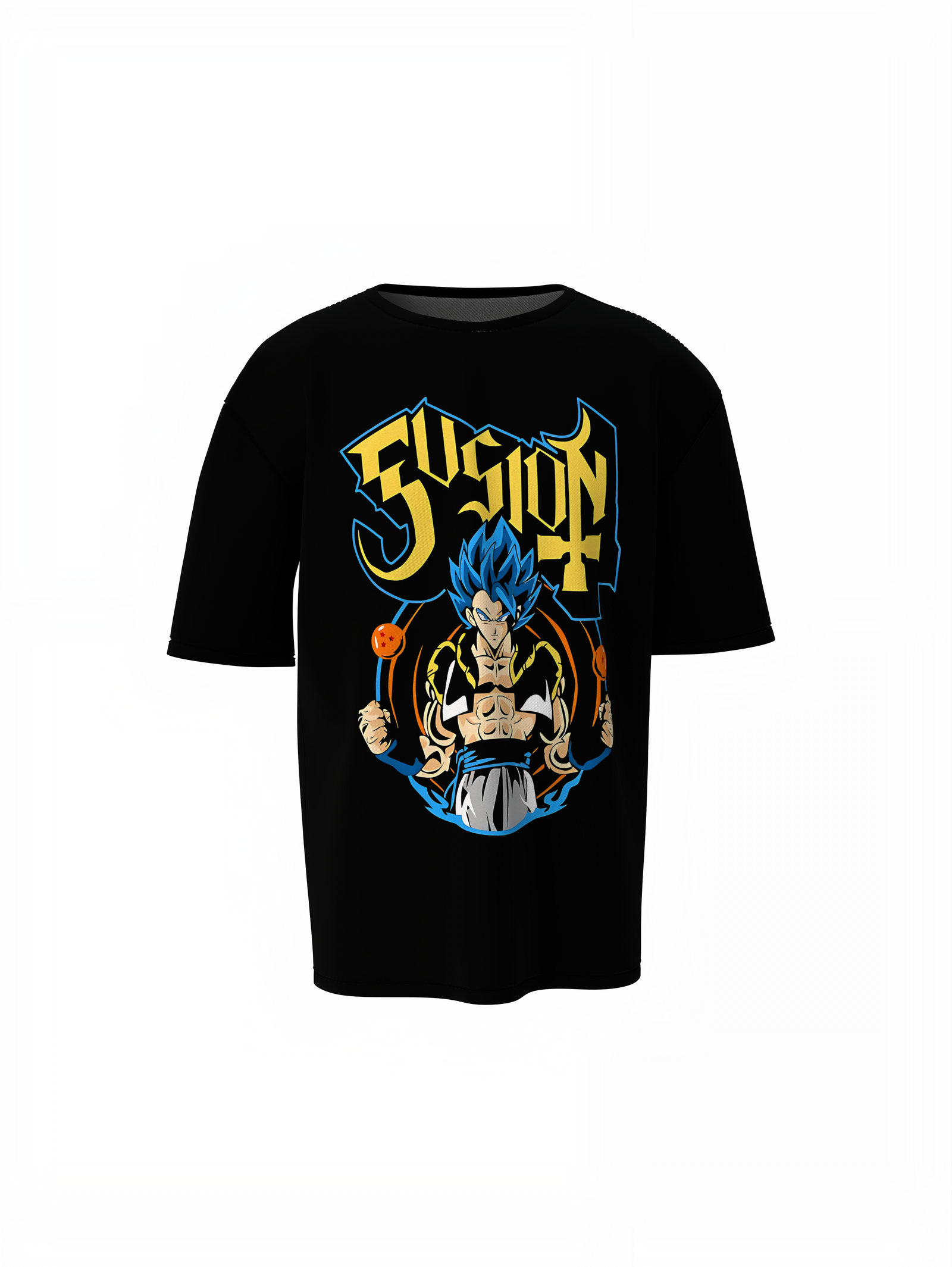 Gogeta Super Oversized T-Shirts Trendy Dragon Ball Style