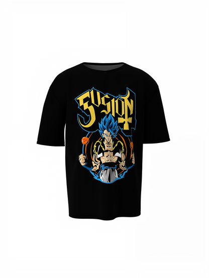 Gogeta Super Oversized T-Shirts Trendy Dragon Ball Style