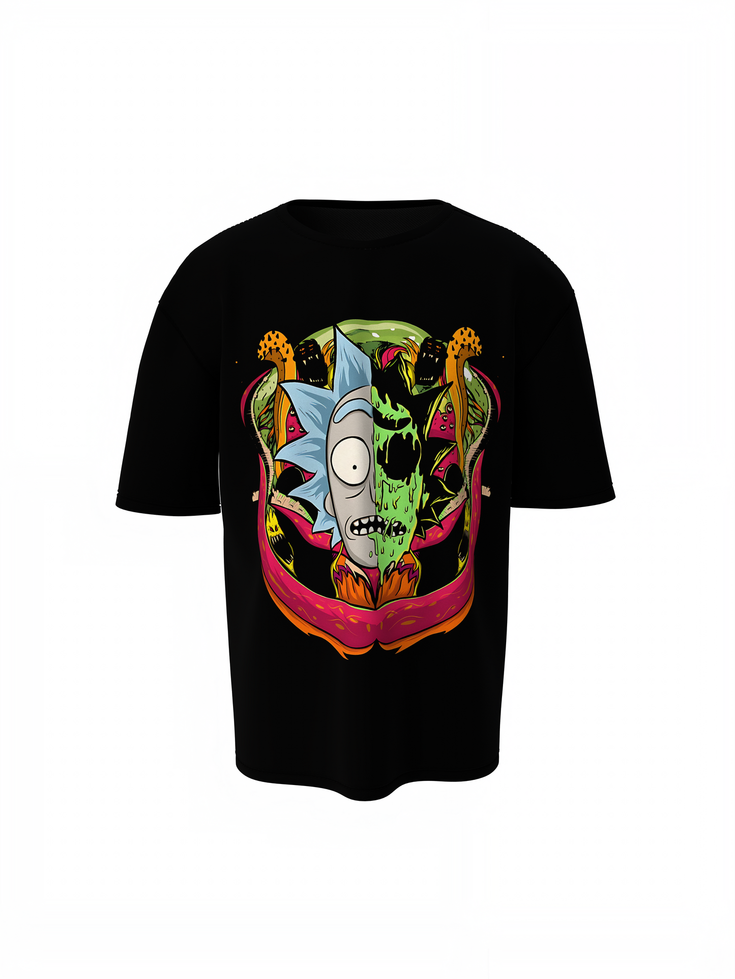 Zombie Version Oversized T-Shirts Bold Horror Streetwear