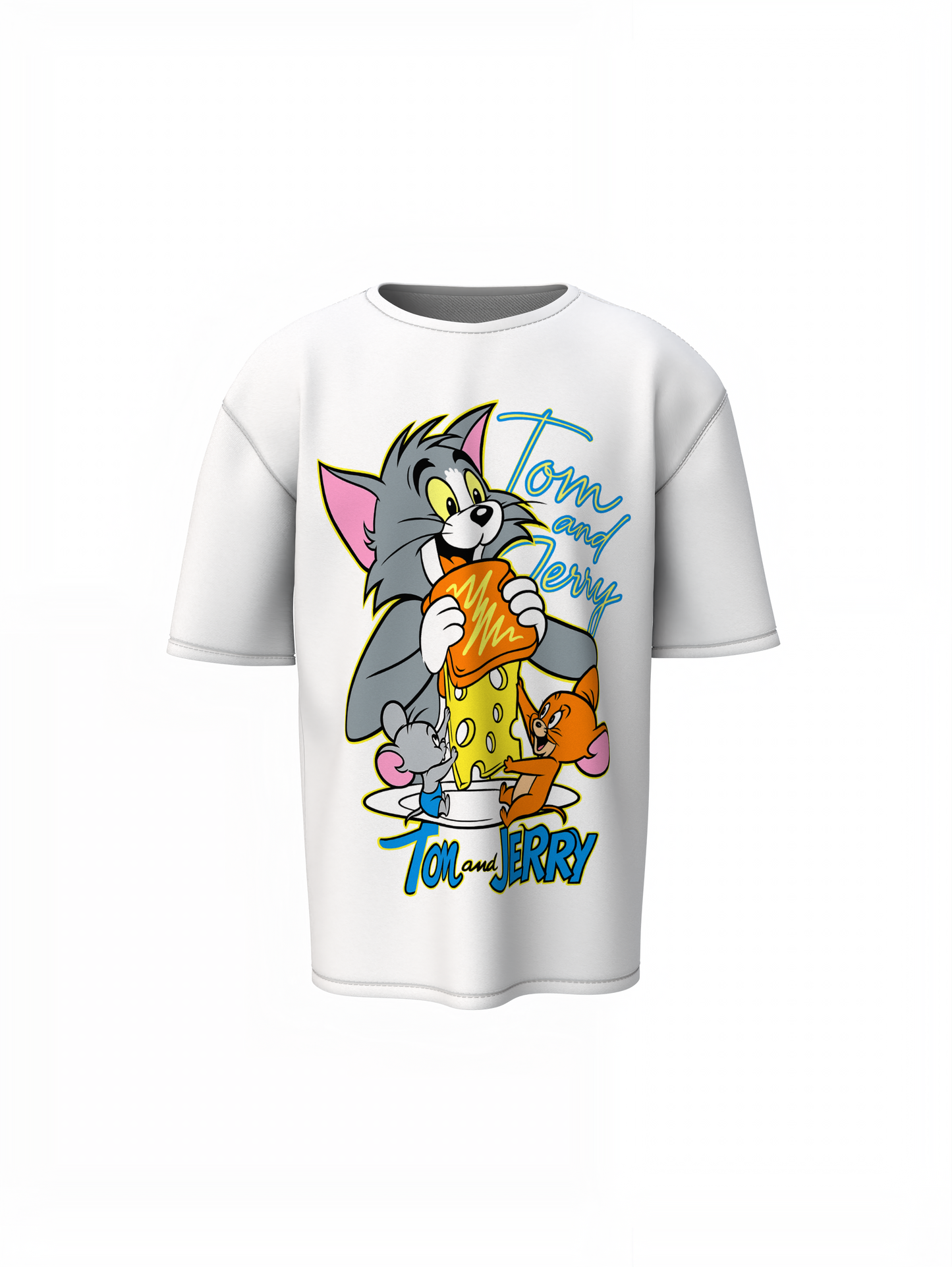 Tom And Jerry Fight Oversized T-Shirt Premium Streetwear